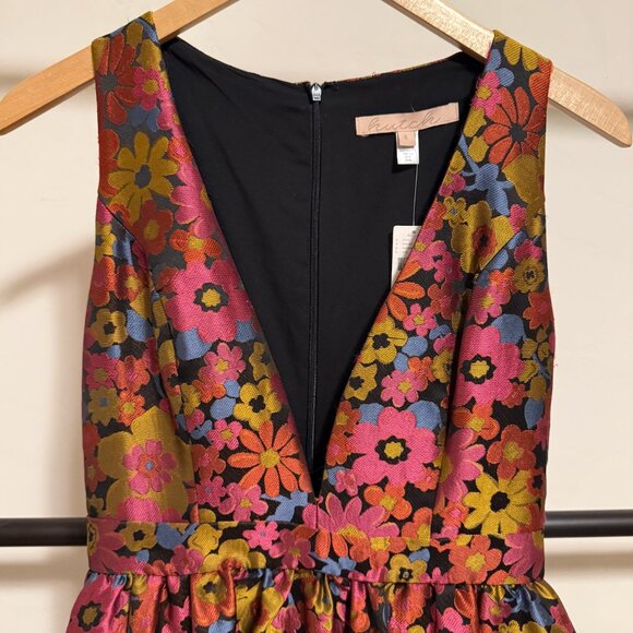 Anthropologie Hutch Floral Jacquard Dress 6 - Picture 6 of 14